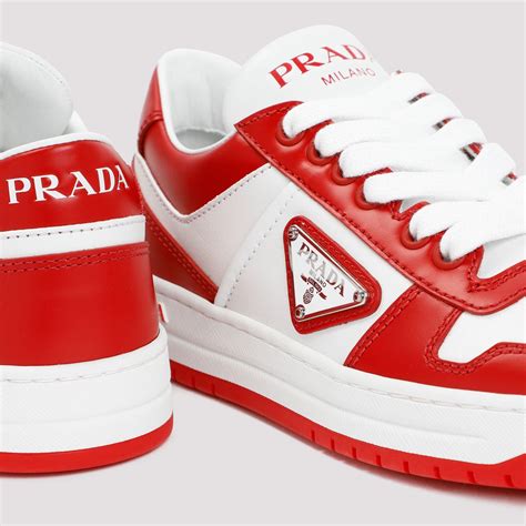 fake red prada sneakers|prada red sole shoes.